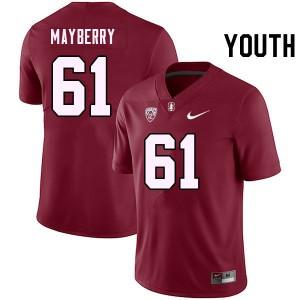 Youth Trevor Mayberry Cardinal Stanford Cardinal College Football #61 Jersey 488324-759