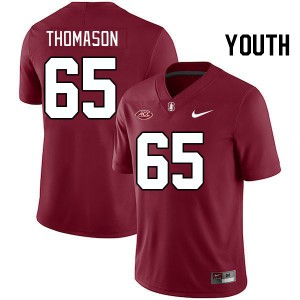 Youth Allen Thomason Cardinal Cardinal 2024 ACC Conference College Football #65 Jersey 847630-648