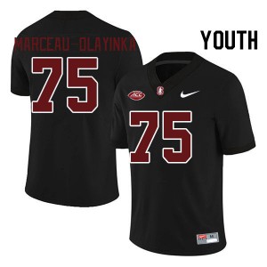 Youth Braden Marceau-Olayinka Black Stanford Cardinal 2024 ACC Conference College Football #75 Jersey 622881-487