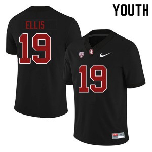 Youth Caleb Ellis Black Cardinal College Football #19 Jersey 628206-841