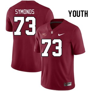 Youth Charlie Symonds Cardinal Stanford Cardinal 2024 ACC Conference College Football #73 Jersey 190638-954