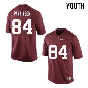 Youth Colby Parkinson Red Cardinal College Football #84 Jersey 627050-720
