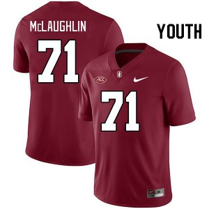 Youth Connor McLaughlin Cardinal Cardinal 2024 ACC Conference College Football #71 Jersey 171433-393