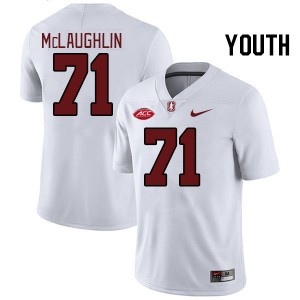 Youth Connor McLaughlin White Cardinal 2024 ACC Conference College Football #71 Jersey 398352-440
