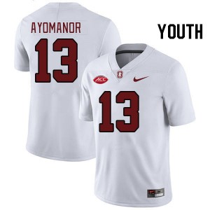 Youth Elic Ayomanor White Cardinal 2024 ACC Conference College Football #13 Jersey 540875-915