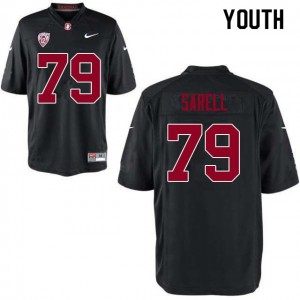 Youth Foster Sarell Black Stanford University College Football #79 Jersey 787351-197