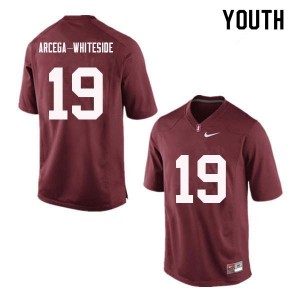 Youth J.J. Arcega-Whiteside Red Stanford College Football #19 Jersey 468303-104