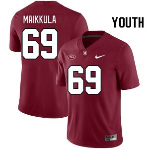 Youth Jake Maikkula Cardinal Cardinal 2024 ACC Conference College Football #69 Jersey 990835-549