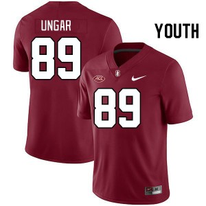 Youth Lukas Ungar Cardinal Stanford Cardinal 2024 ACC Conference College Football #89 Jersey 323663-503