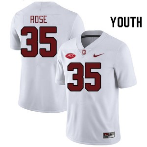 Youth Matt Rose White Stanford Cardinal 2024 ACC Conference College Football #35 Jersey 675667-250