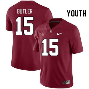 Youth Ryan Butler Cardinal Stanford University 2024 ACC Conference College Football #15 Jersey 872395-540