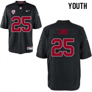 Youth Sione Lund Black Stanford Cardinal College Football #25 Jersey 289006-271