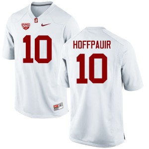 Men Zach Hoffpauir White Stanford College Football #10 Jersey 910834-497